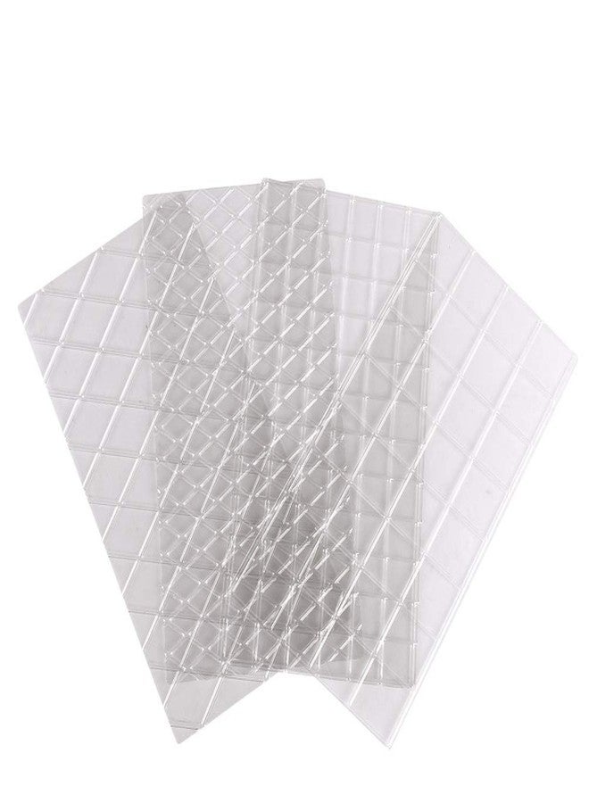 Teensery 4 Pcs Fondant Impression Mat Mold Diamond Quilted Grid Texture Embossed Cake Decorating Tools for Cake Decor - Image 1