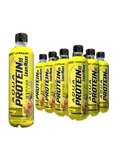 Vitalix Vitalix Aqua Protein 55 Lean Mass Pina Colada Complete Meal & Post Workout Drink – Zero Sugar,25g Beef Protein Water, 30g Carbohydrates, Creatine Monohydrate - Ramadan Drink 500ml Pack of 12  - Image 1