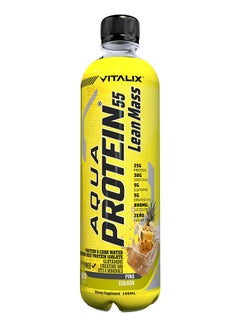 Vitalix Vitalix Aqua Protein 55 Lean Mass Pina Colada Complete Meal & Post Workout Drink – Zero Sugar,25g Beef Protein Water, 30g Carbohydrates, Creatine Monohydrate - Ramadan Drink 500ml Pack of 12  - Image 2