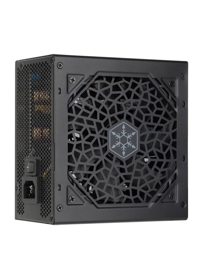 SilverStone - ATTIS 750R Non-Modular Power Supply, 750W Power, 80 Plus Bronze, Silent 120mm Fan, Active PFC, Multi-Protection, ATX Form Factor, Japanese Primary Capacitor, Black | SST-AT750R-BF - Image 1