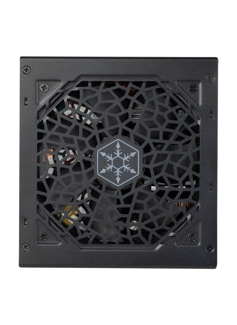 SilverStone - ATTIS 750R Non-Modular Power Supply, 750W Power, 80 Plus Bronze, Silent 120mm Fan, Active PFC, Multi-Protection, ATX Form Factor, Japanese Primary Capacitor, Black | SST-AT750R-BF - Image 1