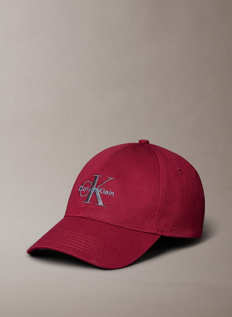 CALVIN KLEIN Embroidered Monogram Logo Baseball Cap - Image 1