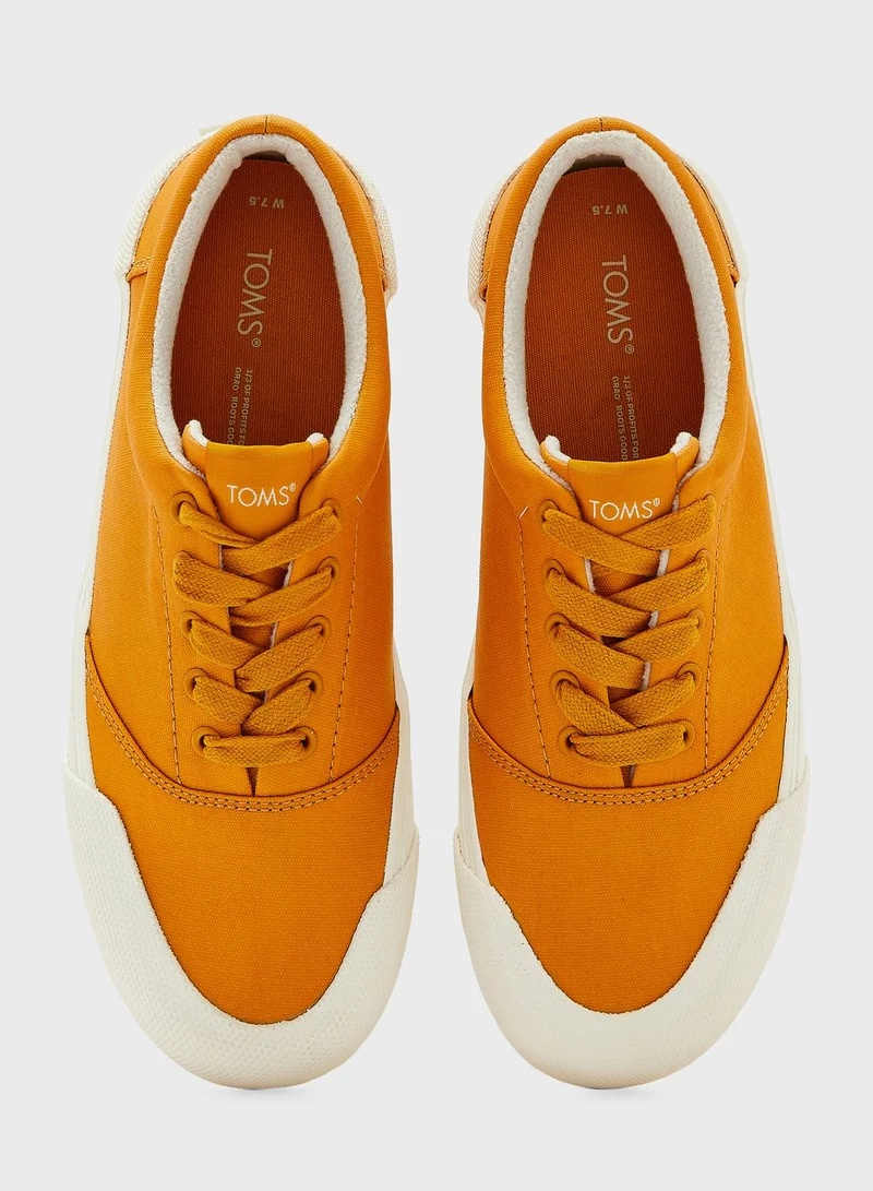 TOMS Lace Up Low Top Sneakers