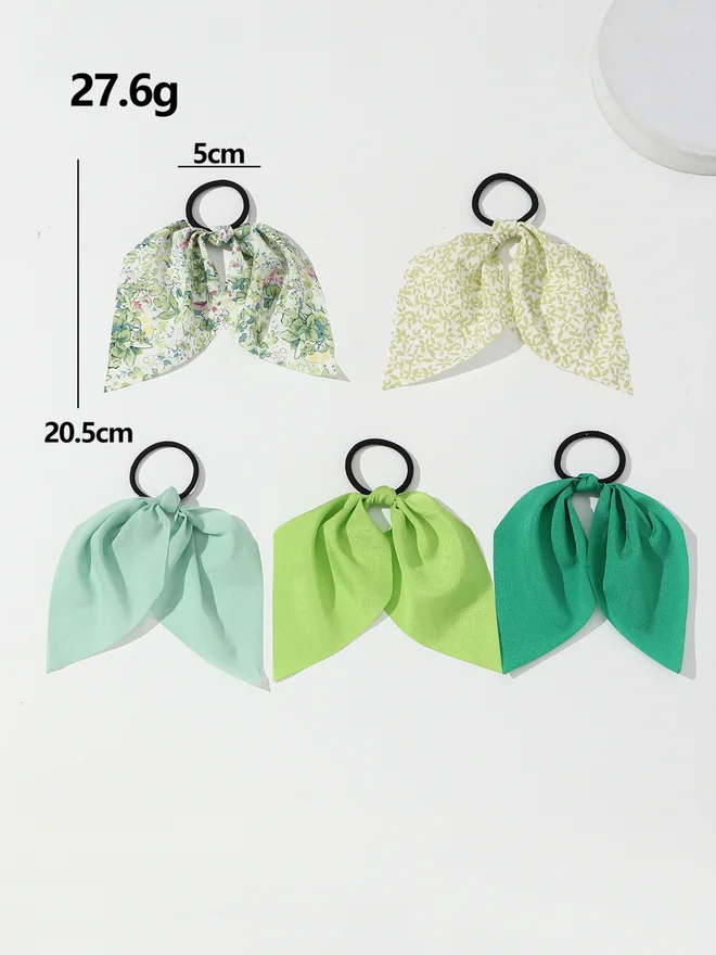 Take Two Take Two Set of 5 - Knot Decor Hair Ties