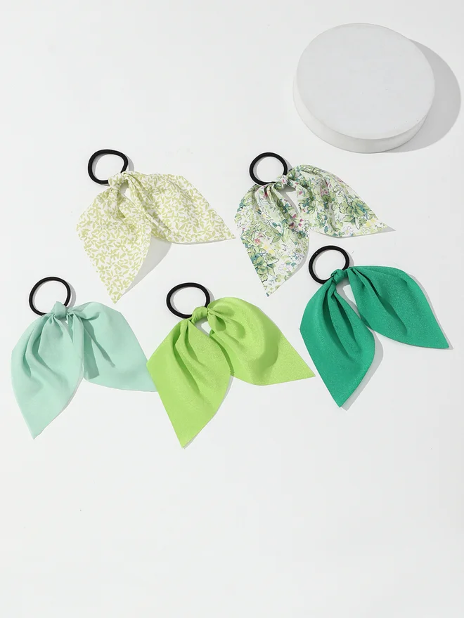 Take Two Take Two Set of 5 - Knot Decor Hair Ties