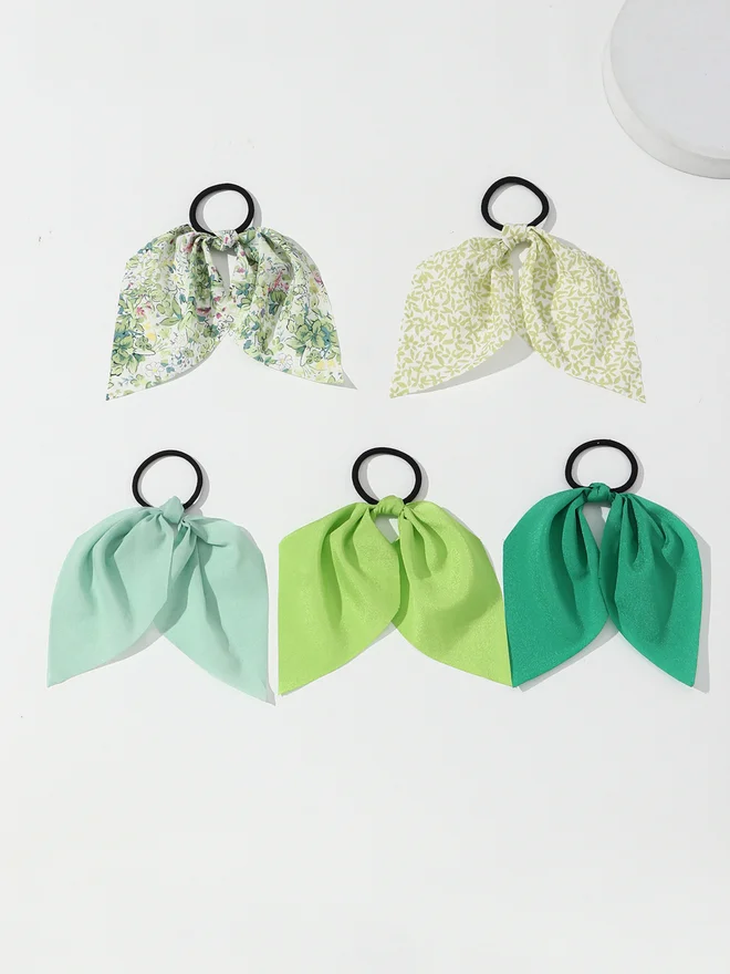 Take Two Set of 5 - Knot Decor Hair Ties