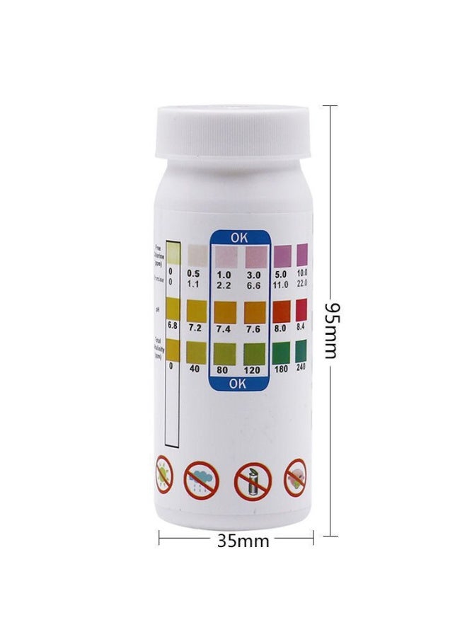 Zalava 50 Strips 3 in 1 Pool & SPA Water Test Strips, Test Free Chlorine/Bromine, pH, Total Alkalinity, Accurate Rapid Water Quality Testing Kit for Swimming Pool, Hot Tub, Jacuzzi - Image 2