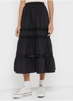 Ginger Cotton Tiered Maxi Skirt  - Image 2
