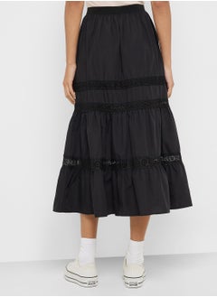 Ginger Cotton Tiered Maxi Skirt  - Image 3