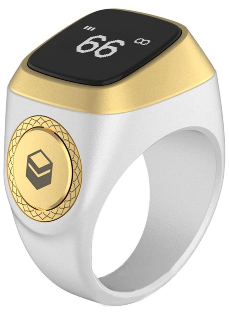 Generic - Smart Dhikr Ring, with Bluetooth Connectivity Exclusive IQIBLA App, Vibration Reminder, Tasbeeh Counter and 5 Daily Prayer Reminders, Specially Customized for Arab Middle East Countries - Image 1