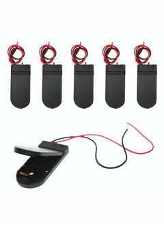 Excefore 2 x 3V CR2032 Button Coin Cell Battery Holder with Leads On Off Switch 6 Pcs  - Image 1