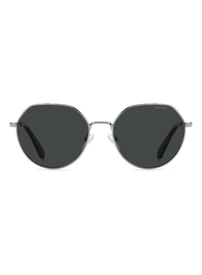 POLAROID KIDS PLD 8074/S Sunglasses Silver Round - Image 3