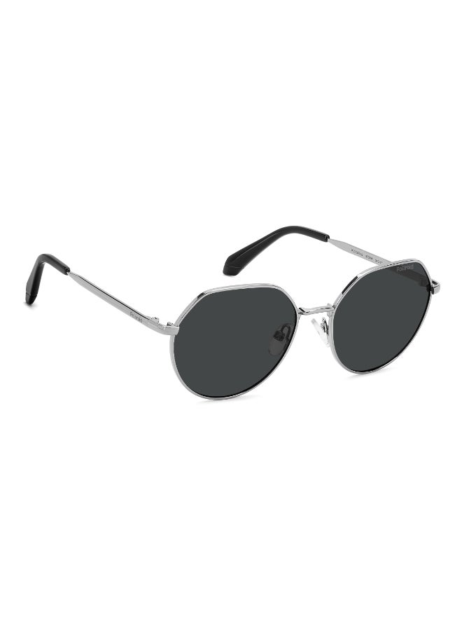 POLAROID KIDS PLD 8074/S Sunglasses Silver Round - Image 2
