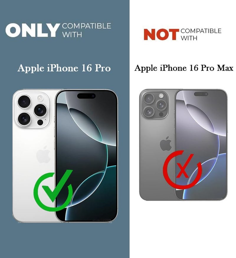 Jkobi Lifetime Anti-Yellow Clear Back Cover Case for Apple iPhone 16 Pro (Sleek Hard Crystal | Shockproof and Camera Protection) - Image 4