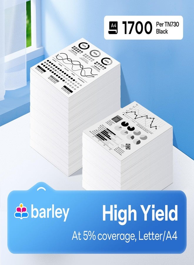 Barley TN730 TN-730 Toner Cartridge Black Compatible TN730 Toner Replacement for Brother TN-730 DCP-L2550DW MFC-L2750DW MFC-L2710DW Toner Printer (2-Pack). - Image 3