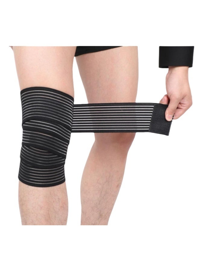 HAVFUN Extra Long Elastic Knee Wrap Compression Bandage Brace Support for Legs, Plantar Fasciitis, Stabilising Ligaments, Joint Pain, Squat, Basketball, Running, Tennis, Soccer, Football - Image 1
