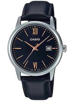 CASIO Casio Men's Watch - MTP-V002L-1B3UDF Black Dial, Black Band  - Image 1