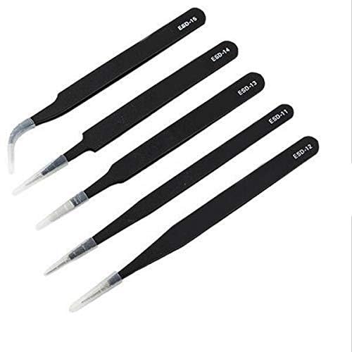 Vtronix Stainless Steel ESD Tweezer Set Powder CoatedNon Magnetic  - Image 3
