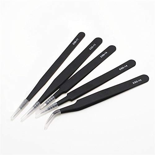 Vtronix Stainless Steel ESD Tweezer Set Powder CoatedNon Magnetic  - Image 2