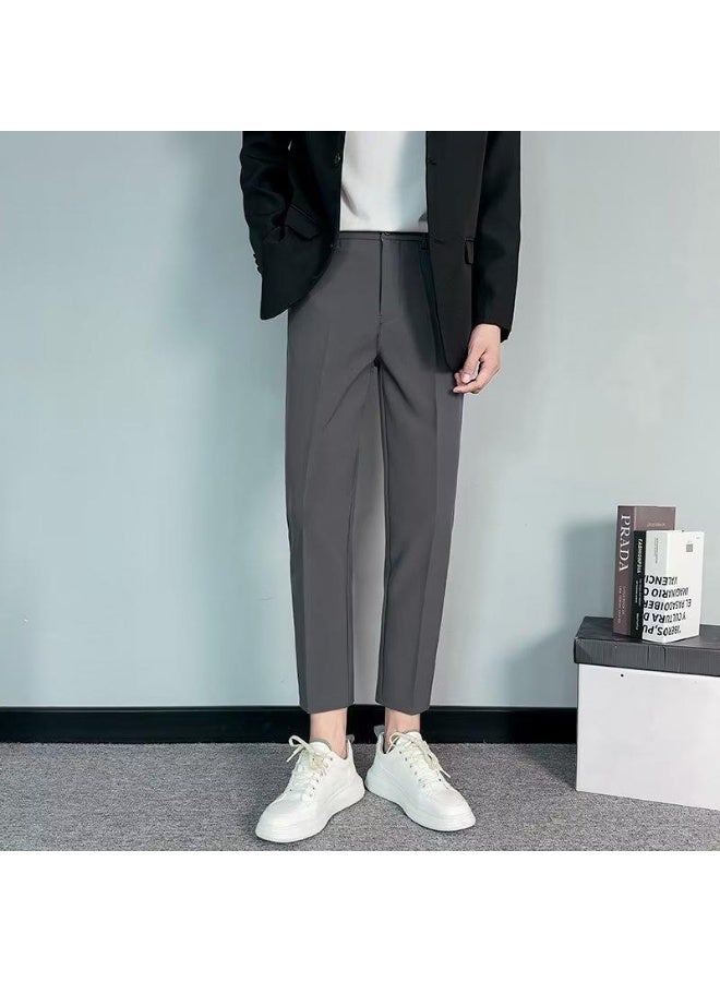 Shougu Men's Fashionable Casual Business Suit Pants 