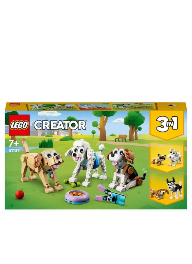 LEGO - 3In1 31137 Adorable Dogs  Building Set - Image 1