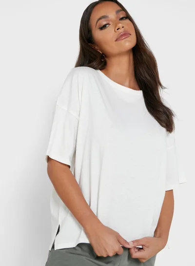 MANGO Classic Oversized T-Shirt