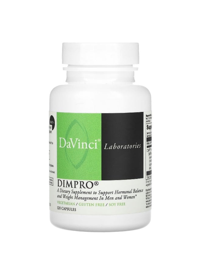 DaVinci Laboratories DaVinci Laboratories, DIMPRO, 75 mg , 120 Capsules  - Image 1