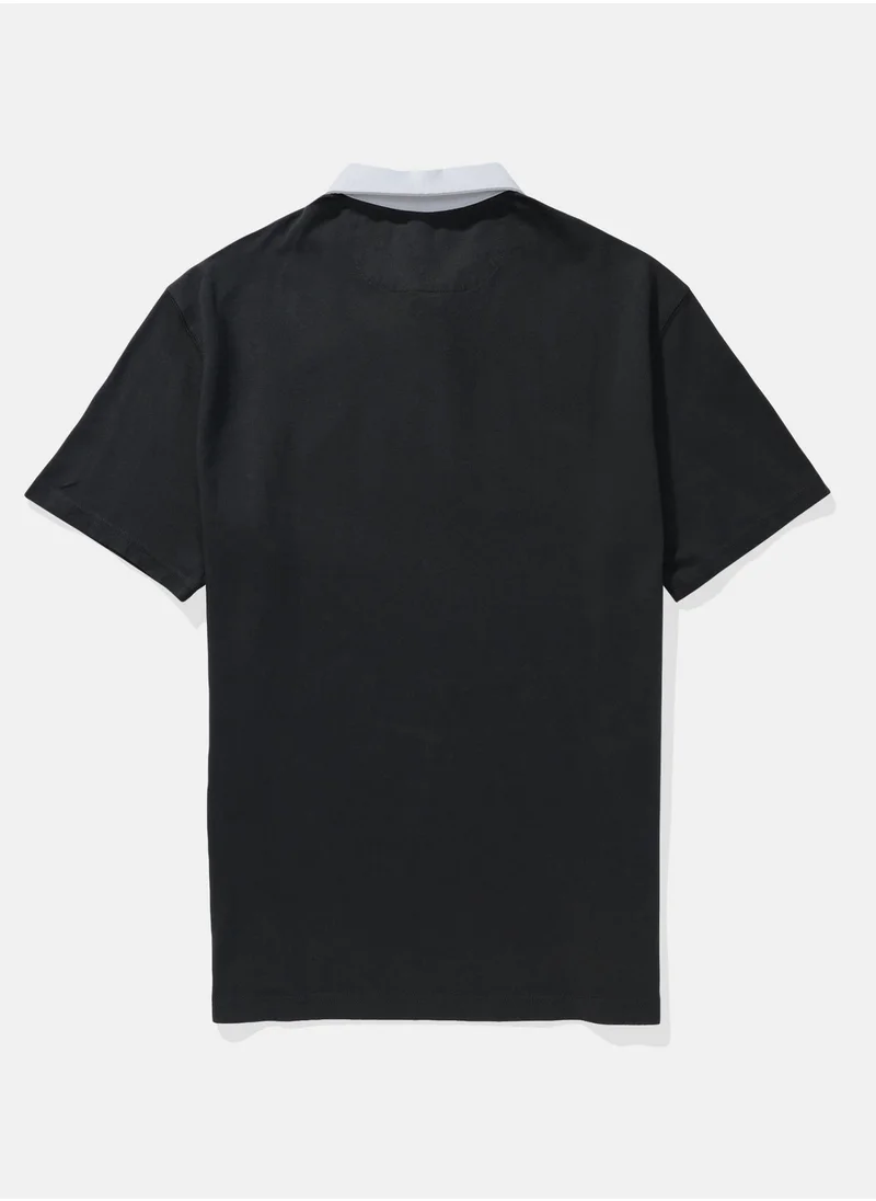 American Eagle AE Contrast Collar Polo Shirt