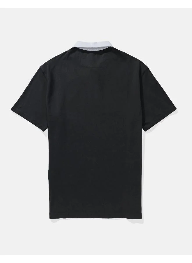 امريكان ايجل AE Contrast Collar Polo Shirt