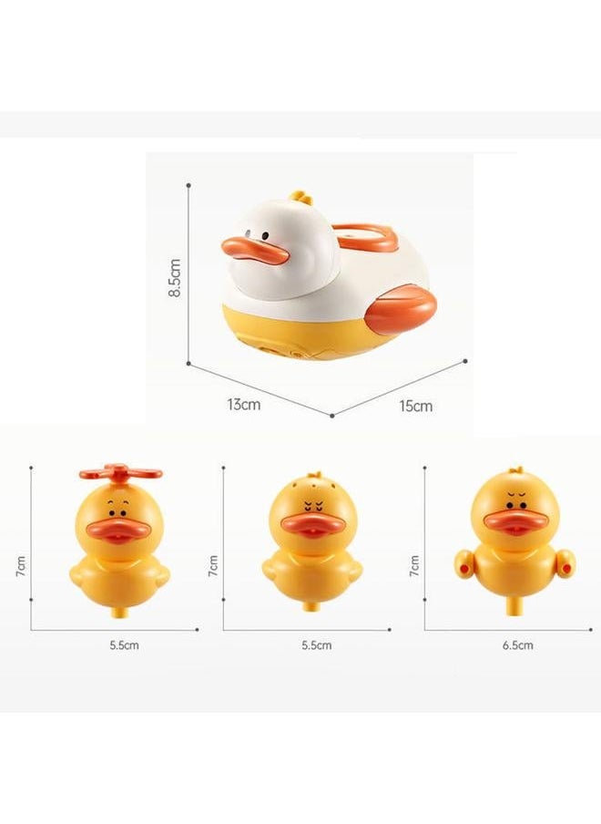 NIBEMINENT - Spraying Duck Bath Toy Cute Shape Plastic Waterproof Electric Spray Water for Shower B Set - Image 1