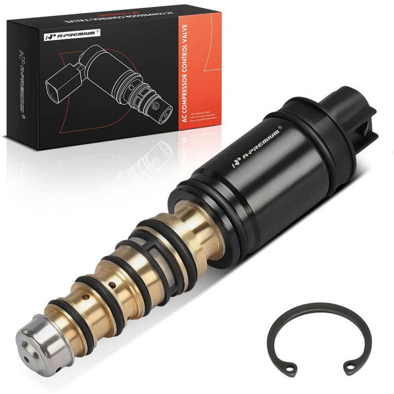 APremium AC Compressor Control Solenoid Valve 6SEU16C 6SEU14C Compatible with Toyota Camry RAV4 Corolla Matrix Lexus LS430