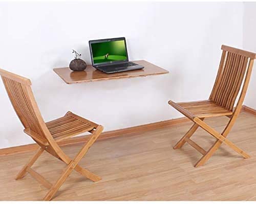 Generic Indian Decor 95160 WallMounted Folding Work from Home DeskComputer DeskWork StationDining DeskFolding Floating Laptop Desk Space Saving Table for Study Brown 60x35CM Made in India  - Image 4