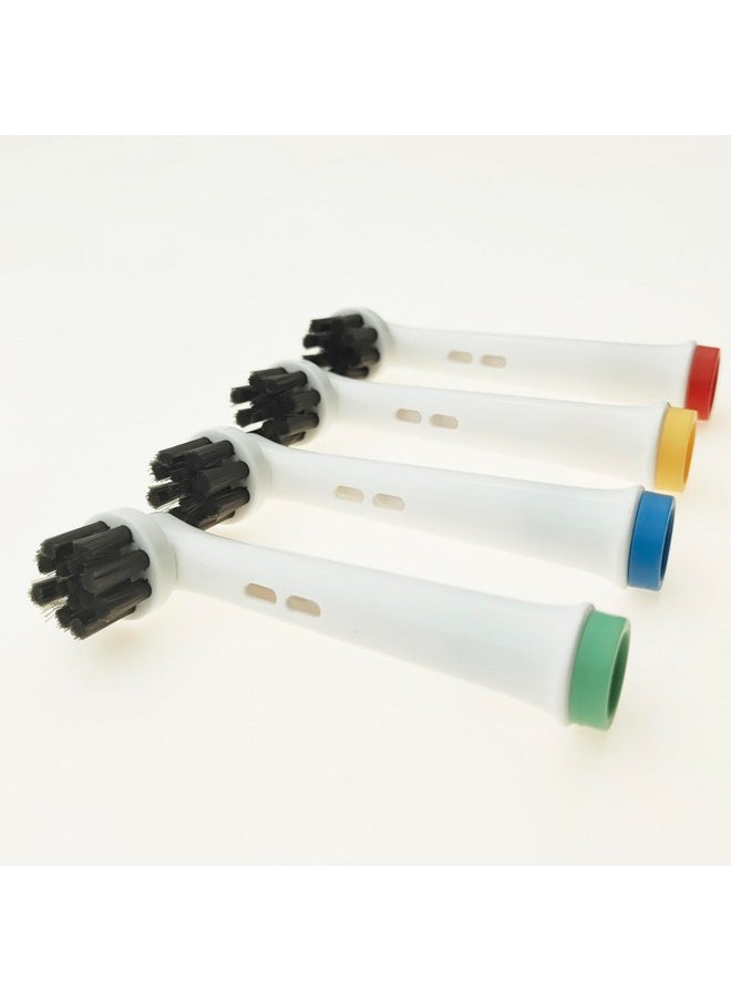 VWONST - Replacement Toothbrush Heads Compatible With Oral-B Braun Electric Toothbrushes, Black, Bamboo-Charcoal Infused Bristles Refills For 3756 3757 3765 3744 3709 3762 4704 4739 4729 (8) - Image 1