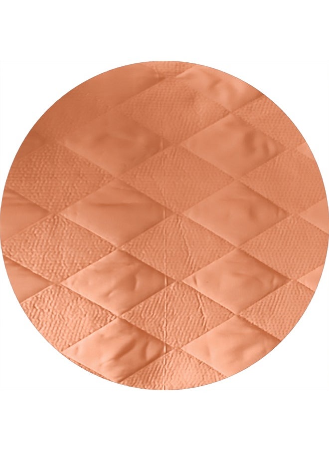 PACHA HOME - Plain summer coverlet - Capetonian tailoring - Color: Coral . - Image 1