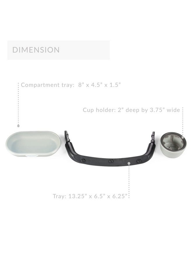 بيج بريجو صينية عربة الأطفال - ملحق - متوافق مع عربة الأطفال Ypsi باللون الأسود - Image 4