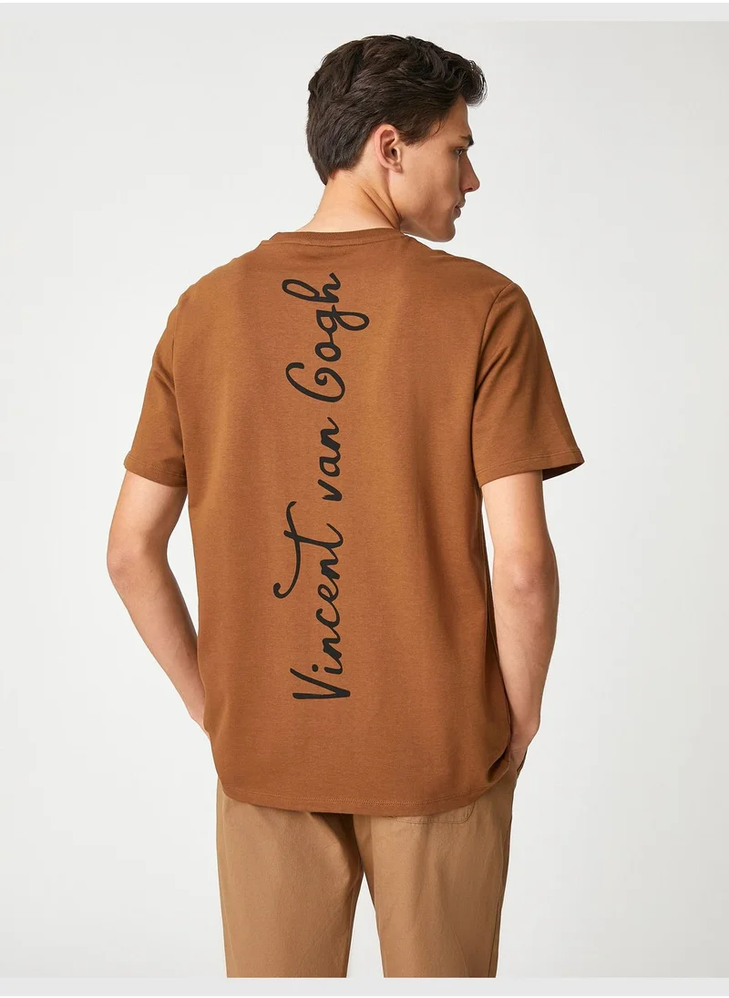 كوتون Vincent Van Gogh T-Shirt Licensed Printed