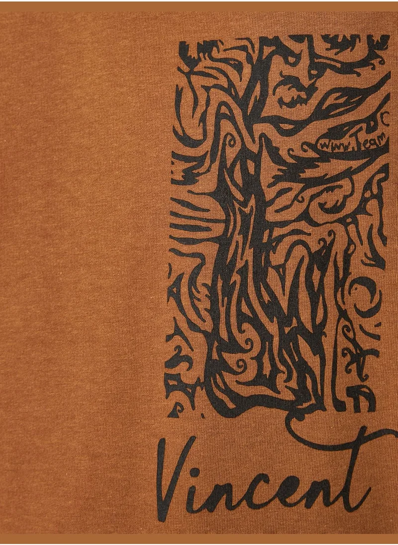 كوتون Vincent Van Gogh T-Shirt Licensed Printed