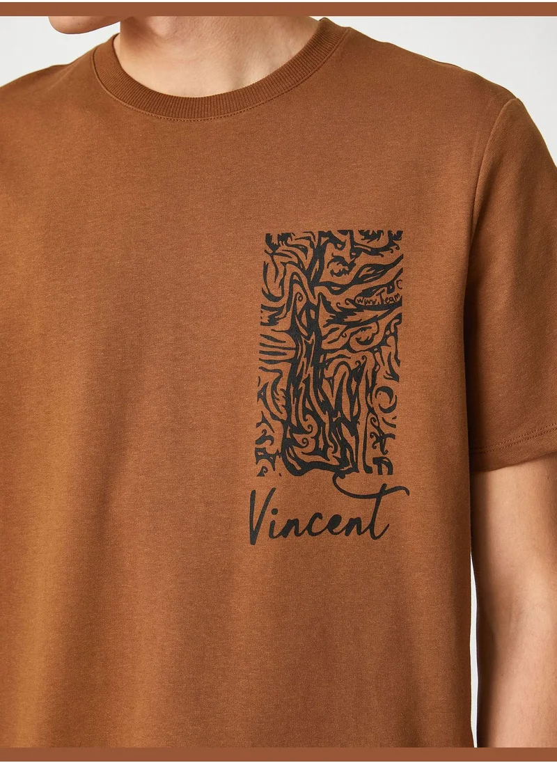 كوتون Vincent Van Gogh T-Shirt Licensed Printed
