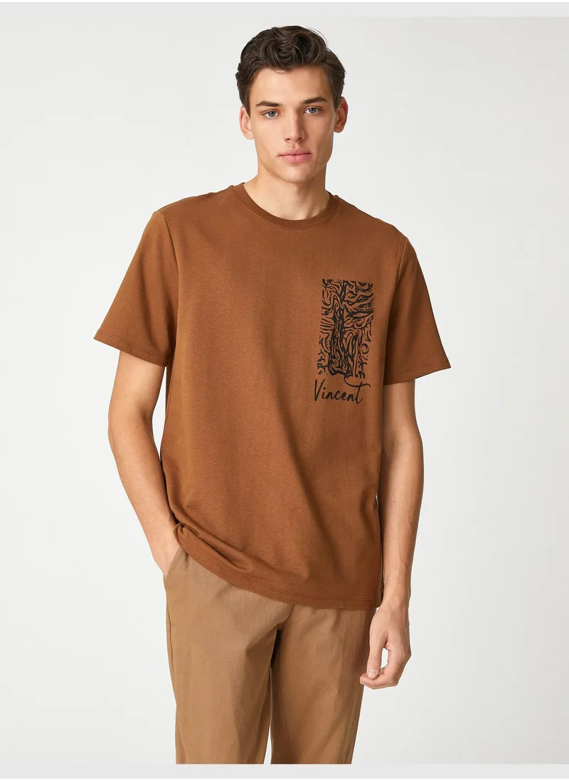 كوتون Vincent Van Gogh T-Shirt Licensed Printed