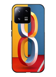Protective Case Cover For Xiaomi 13 Number 8 Design Multicolour