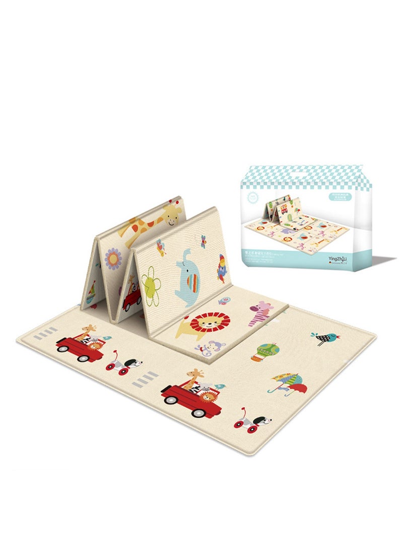 Generic - Play Mat for Infants Non-Toxic Baby Rug Cushioned Baby Mat Waterproof Playmat Reversible Double-Sided Kindergarten Mat Kid Toddler Crawl Playmat 180*100*0.6cm - Image 1