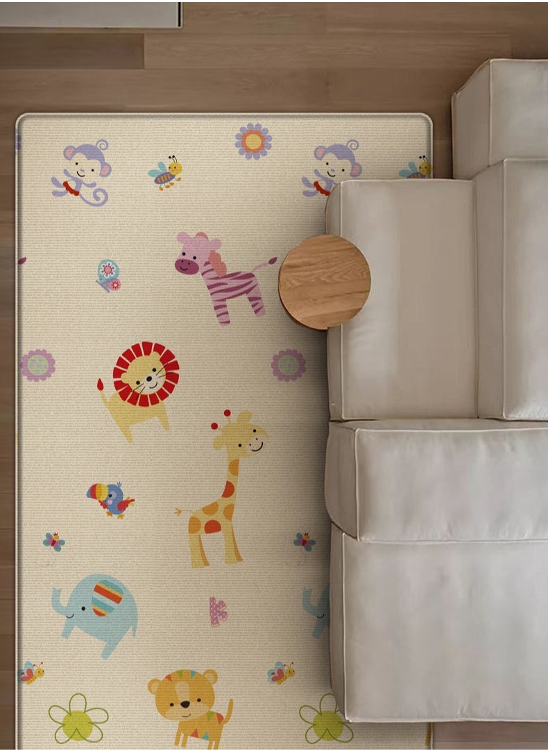 Generic - Play Mat for Infants Non-Toxic Baby Rug Cushioned Baby Mat Waterproof Playmat Reversible Double-Sided Kindergarten Mat Kid Toddler Crawl Playmat 180*100*0.6cm - Image 1