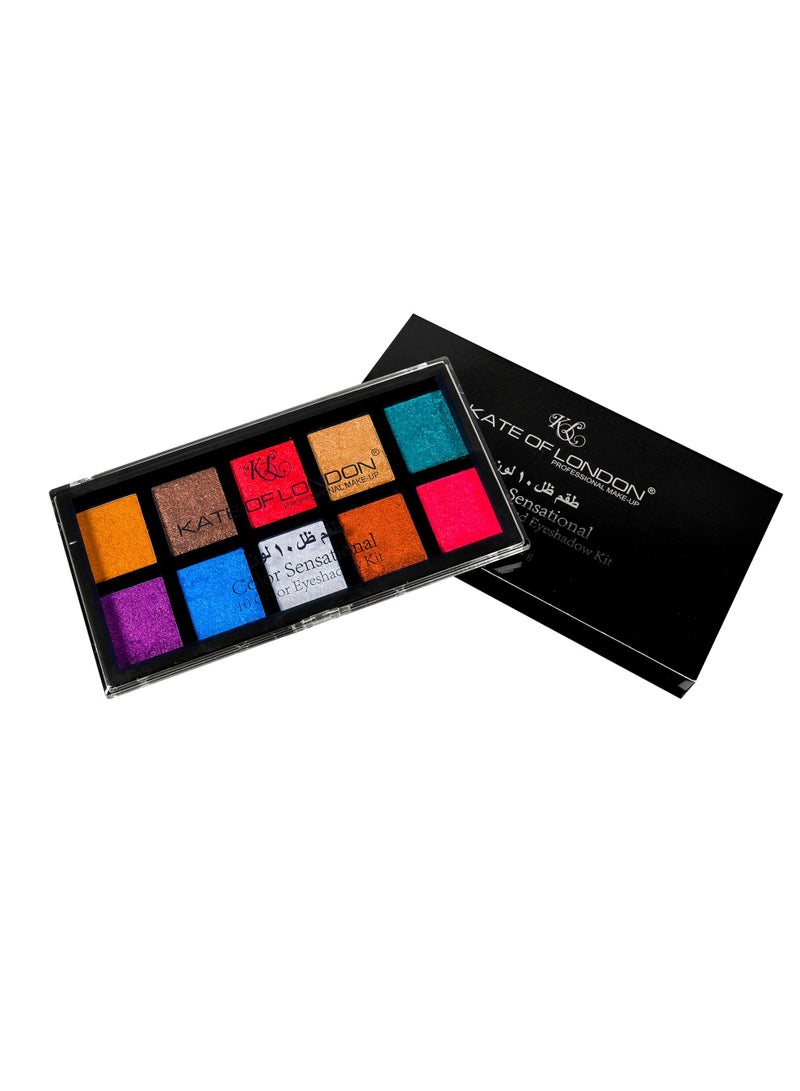 KATE OF LONDON 10 Color Sensational Diamond Eyeshadow Kit  - Image 3
