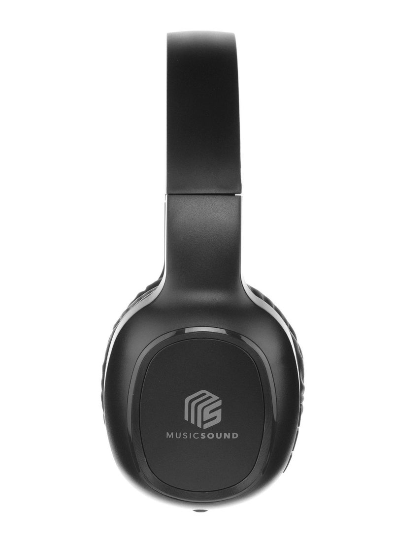 Cellularline Basic Music Sound Wireless Bluetooth Headset With Mic Black - Image 3