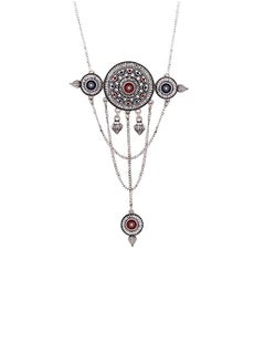 VOYLLA Mandala Circles Drop Style Necklace  - Image 2
