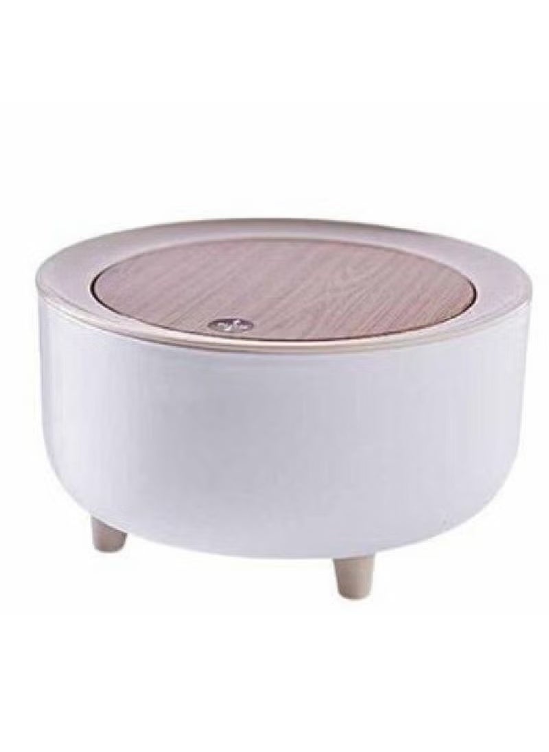 Generic Small Wastebasket With Touch Cover, With Beautiful Decorative Design, Suitable For Desktop And Table  - Image 1