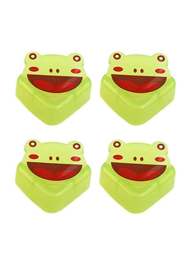 Iktu Baby'S Pvc Table Sharp Edge Proofing Safety Corner Guards With Adhesive Tape Cute Animal Shape (4 Pieces) (Frog) - Image 1