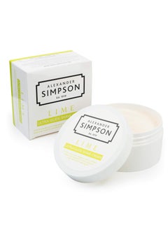 Simpson Shaving Brushes Alexander Simpson Est 1919 UltraGlide Shave Cream 180ml Lime Simpsons Shaving cream 