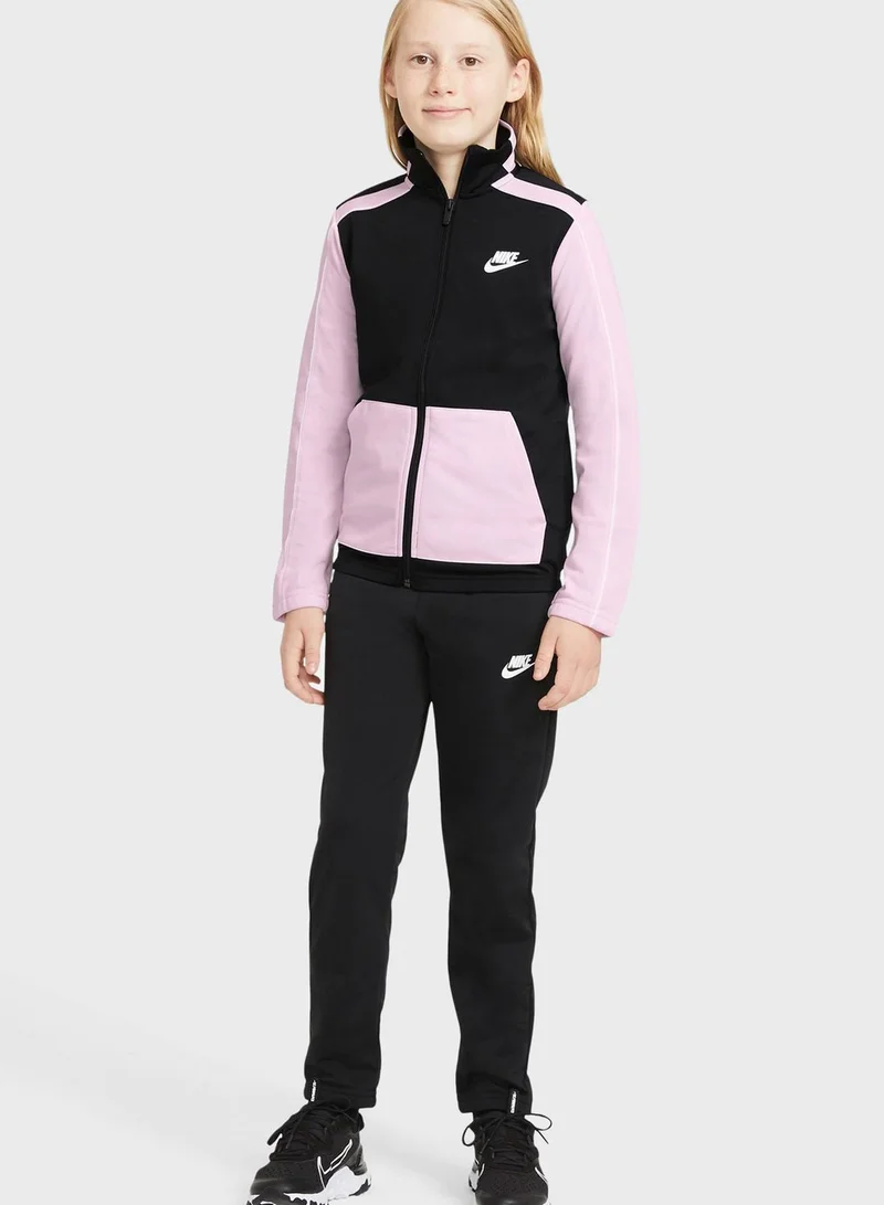 Nike Youth Nsw Futura Poly Cuffed Tracksuit