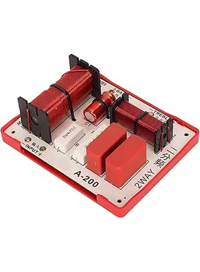 2 Way Audio Speaker Crossover 180W High Power Treble Bass Frequency Divider For DIY - Image 1